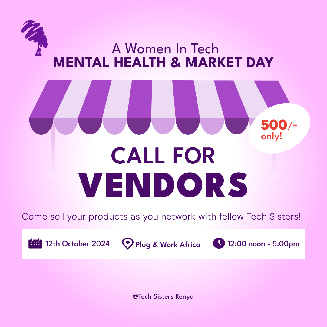 A Women In Tech MENTAL HEALTH & MARKET DAY