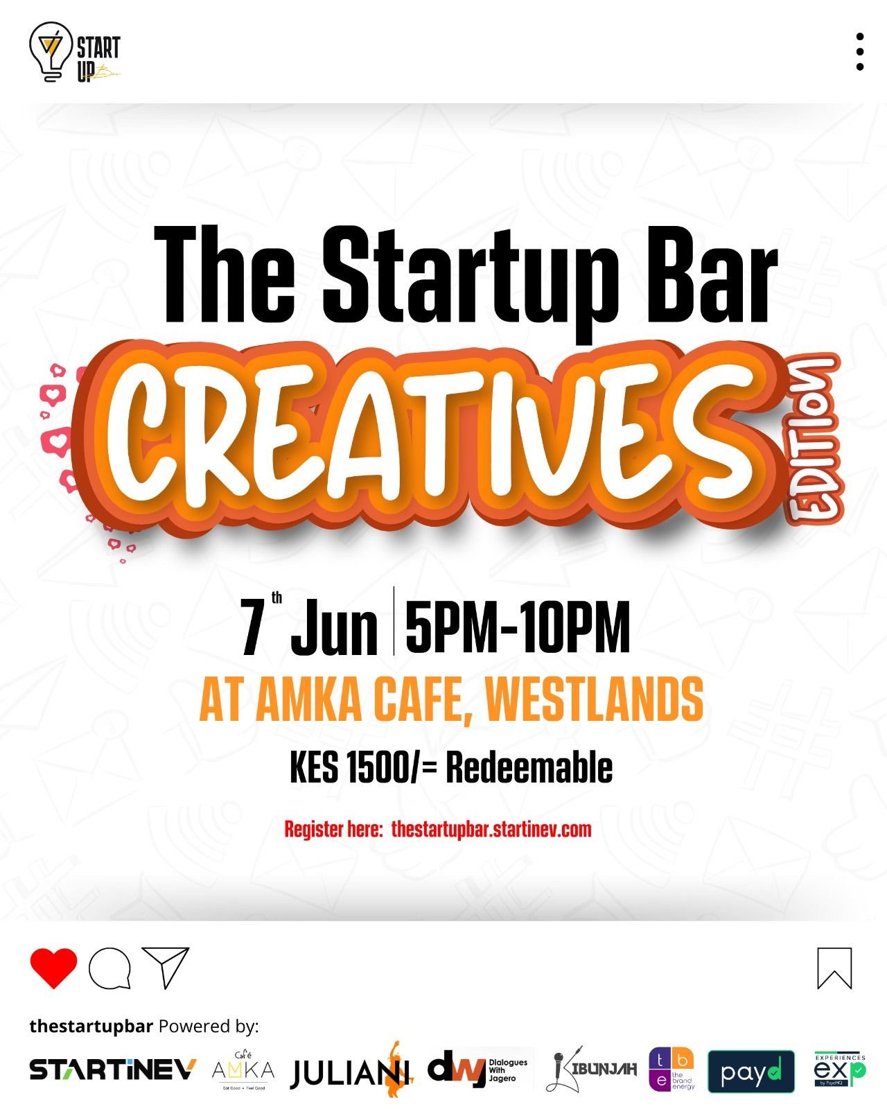 The Startup Bar - Creatives edition